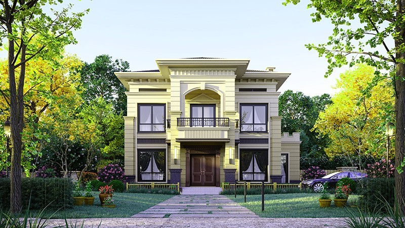 阳江中式合院住宅，开放庭院与邻里乡亲更亲近